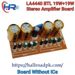 LA4440 BTL 19W+19W Stereo Amplifier Board without ICs Kit
