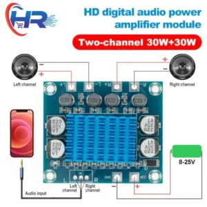 TPA3110 XH-A232 30W+30W 2.0 Channel Digital Stereo Audio Power Amplifier Board DC 8-26V 3A