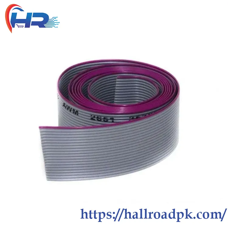 Gray Flat Ribbon Cable 20 Wires Per 1 Meter